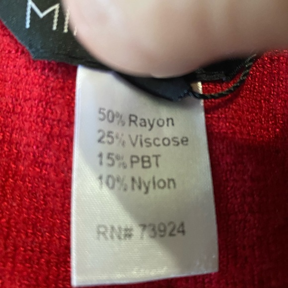 Ming Wang Shirt Sleeve Cozy Knit Poncho Top - Picture 15 of 16